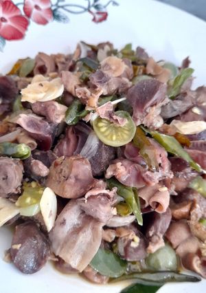 Foto resep Ati Ampela tumis cabe hijau