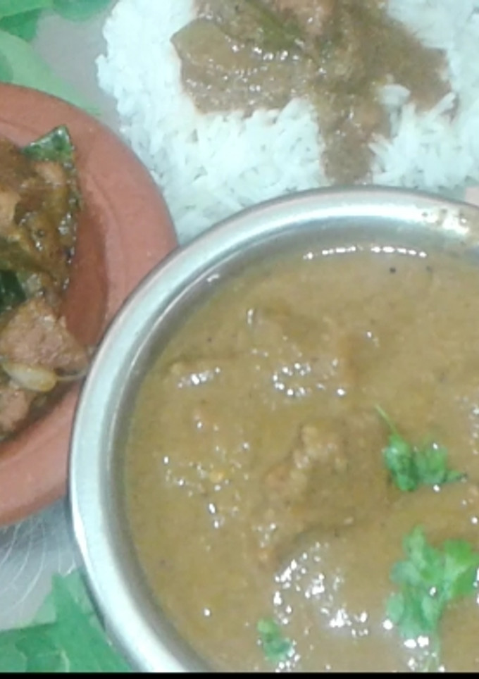 கொங்கு ஸ்பெஷல் மட்டன் குழம்பு செய்முறை முக்கிய புகைப்படம்