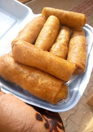 A picture of Spring rolls.