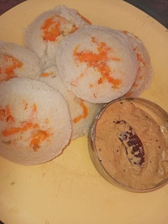 A picture of Barnyard Millet Idli.