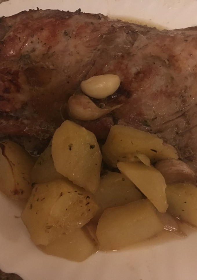 Una foto de Costillas de cerdo con miel al horno