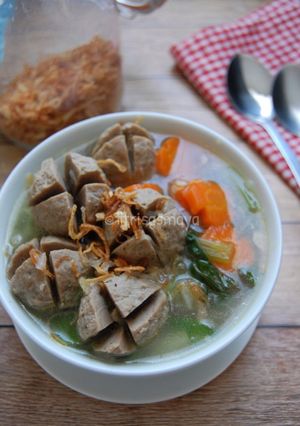 Foto resep Sup Bakso wortel