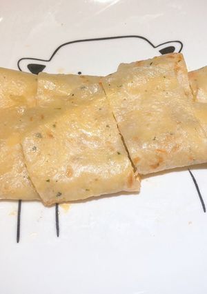 鮪魚起司蛋餅 的食譜成品照片