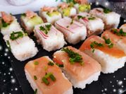 Une photo de sushi fromage