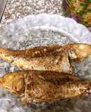 Cá đổng chiên muối sả