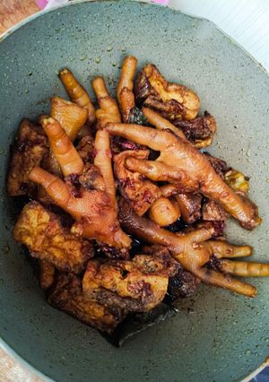 Foto resep Ceker+tahu Kecap simple