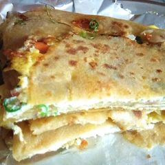 Vegi paneer paratha A picture of Vegi paneer paratha.