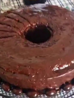 Foto de Bolo de Cenoura com Chocolate