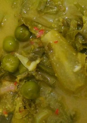 Foto resep Gulai pakis (gule on paku) dalam bahasa Aceh