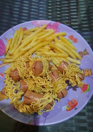 Foto resep Sosis mie