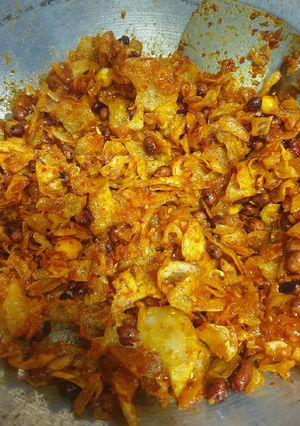 Foto resep Keripik kentang pedas manis ala medan