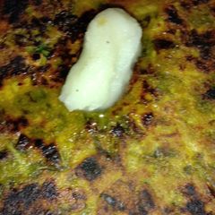 Methi parantha A picture of Methi parantha.