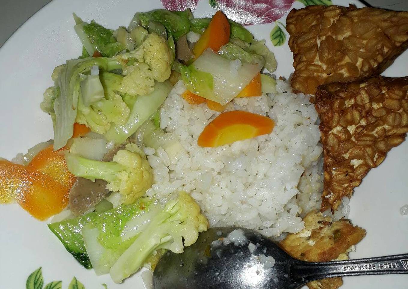 Sarapan sehat.. sayur rebus