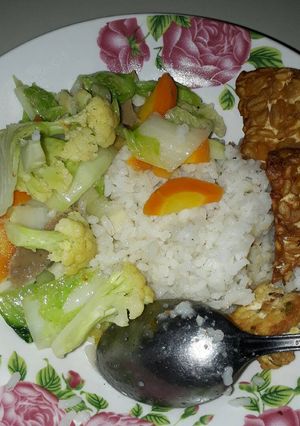 Foto resep Sarapan sehat.. sayur rebus