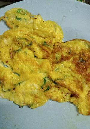 Foto resep Telur dadar susu kental manis anak kost