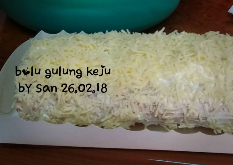Resep Keju/cheese swiss roll, Bisa Manjain Lidah