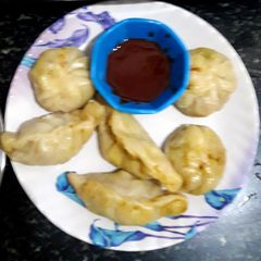 A picture of Soya Chunks Momos.