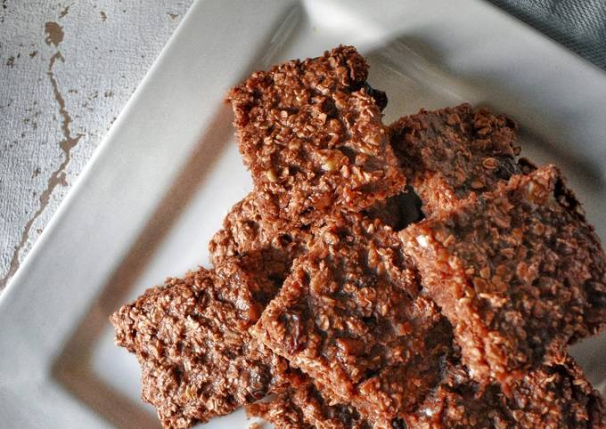 Recipe of Mario Batali Baked Chocolate Orange Granola &amp; Oat Bars