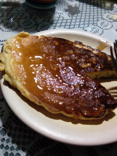 Una foto de Hot cakes de manzana ˚˖𓍢ִ໋🥞˚