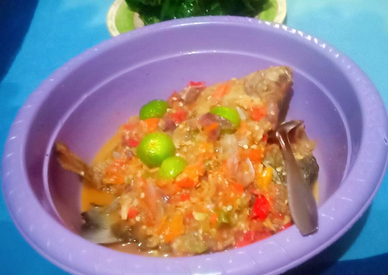 Pecak Bawal nila bumbu goreng#MmAnna2022🐟🐡🌶️🌰🌶️🌶️