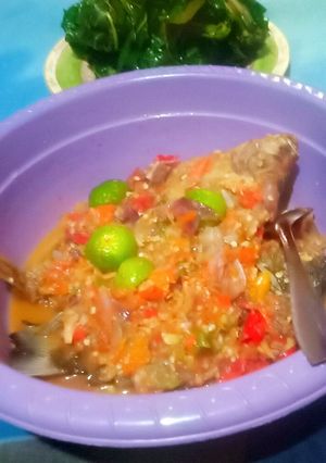 Foto resep Pecak Bawal Nila Bumbu Goreng