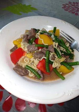Foto resep Mie Sapi Sayur