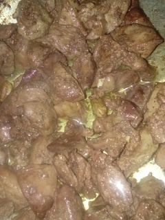 صورة لوصفة كبدة الدجاج بالزيت (سودة)