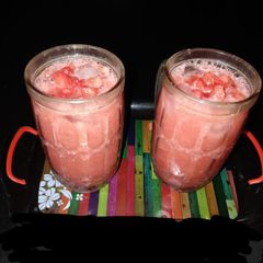 A picture of Watermelon Gulkand Mocktail.