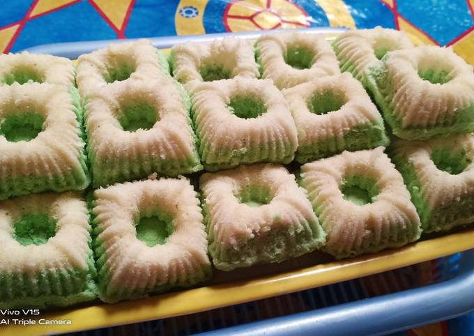 Kue Putu Ayu Satu Telur dan Tanpa Kelapa Parut