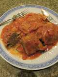 Polish Stuffed Cabbage Rolls (Gołąbki) or Stuffed Green Peppers
