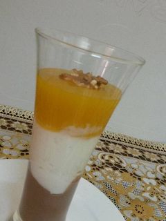صورة لوصفة بودينج قمر الدين والشوكولا