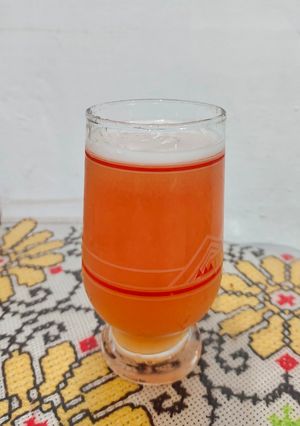 Foto resep Jus Nanas Raspberry