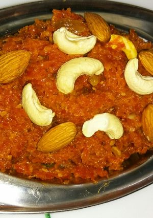 A picture of Gajar halwa.