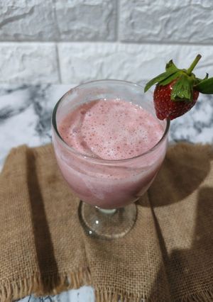 Foto resep Jus Strawberry