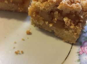 Una foto de Crumble de manzana