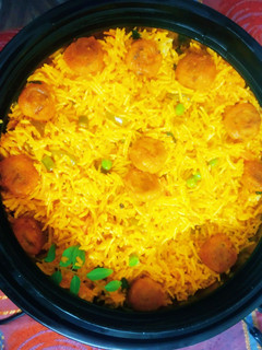 गट्टा पुलाव (gatta pulao recipe in Hindi) रेसिपी मुख्य फोटो