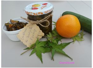 Une photo de Confiture de courgettes à l'orange