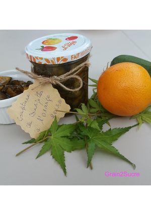 Une photo de Confiture de courgettes à l'orange