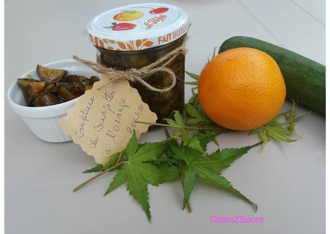 Confiture de courgettes à l'orange de Grain2Sucre - Cookpad