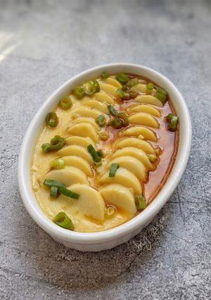 Foto resep Steamed Egg Tofu
