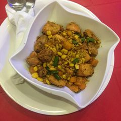 A picture of Sweet corn sauce.