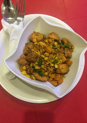 A picture of Sweet corn sauce.