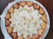 Una foto di crostata al pistacchio