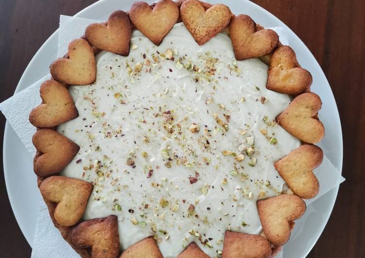 Crostata al pistacchio e cioccolato bianco