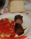 Lomo de cordero/borrego/capón a la plancha