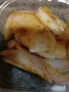 A picture of Pickle masala Onion.