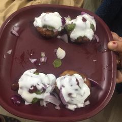 A picture of Aaloo cutlet.