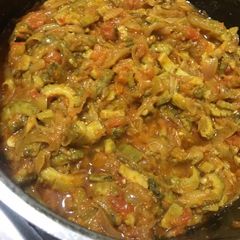 A picture of Chaatpata karela (Bitter Gourd).