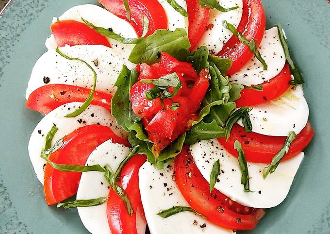 Recipe of Ultimate Tomato Mozzarella Caprese Salad