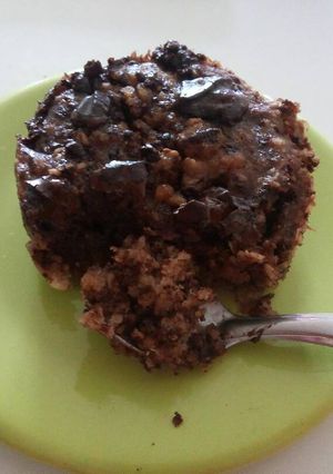 Una foto de Mugcake de chocolate sin azúcar